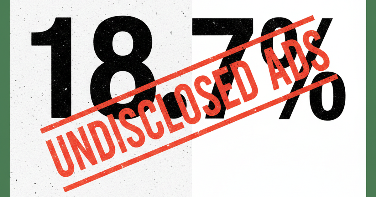 18.7% of ChatGPT's API answers are undisclosed ads — and developers are paying premium rates to serve them